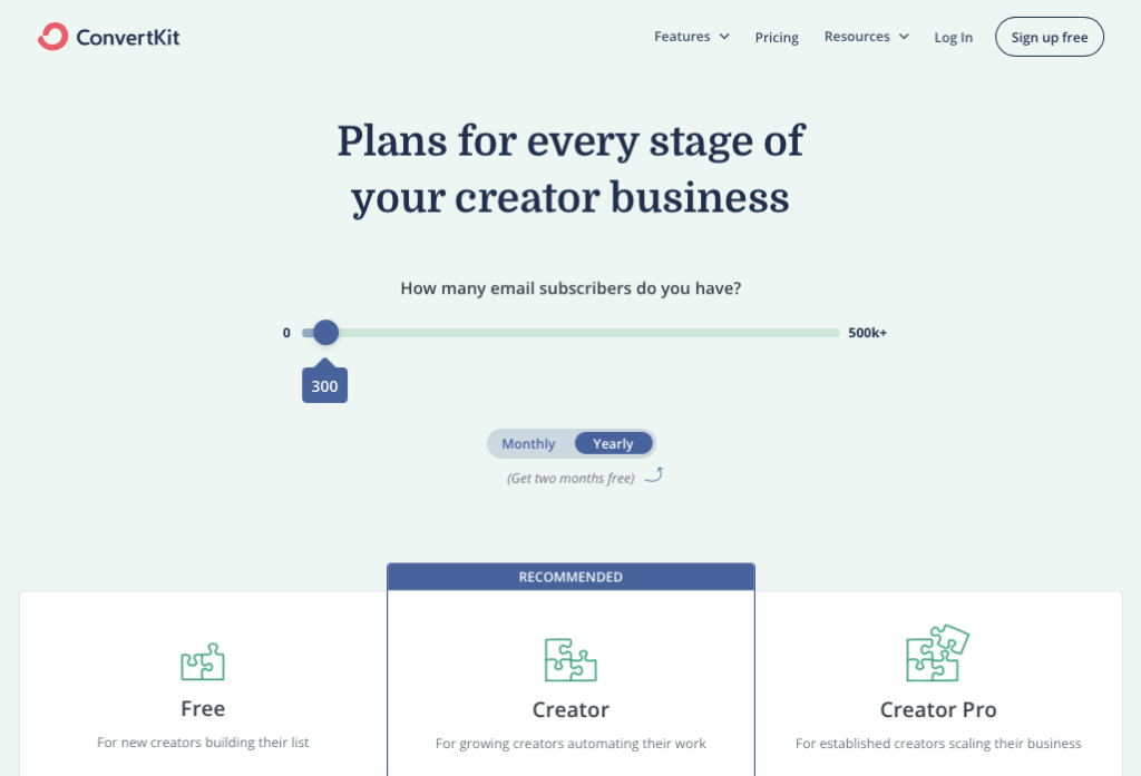convertkit-pricing