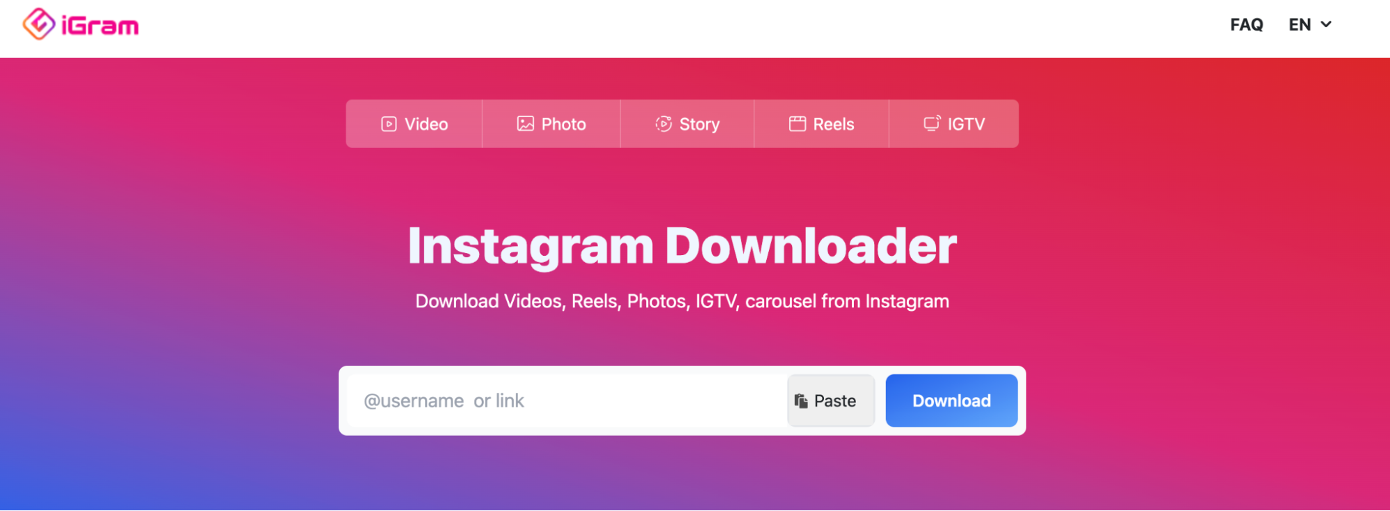 igram instagram photo downloader