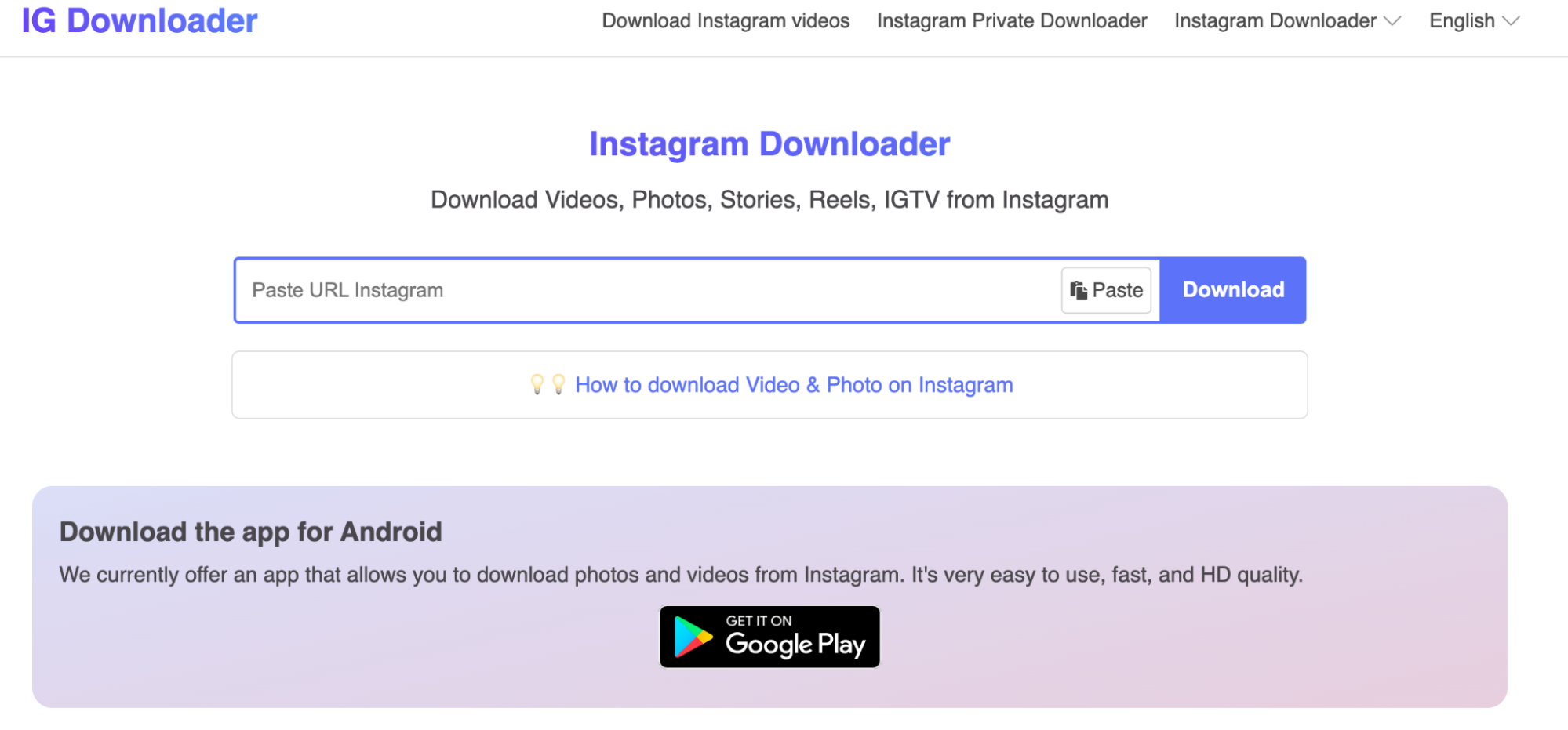 IG Downloader