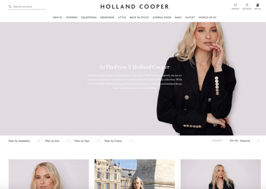 Holland Cooper x Inthefrow