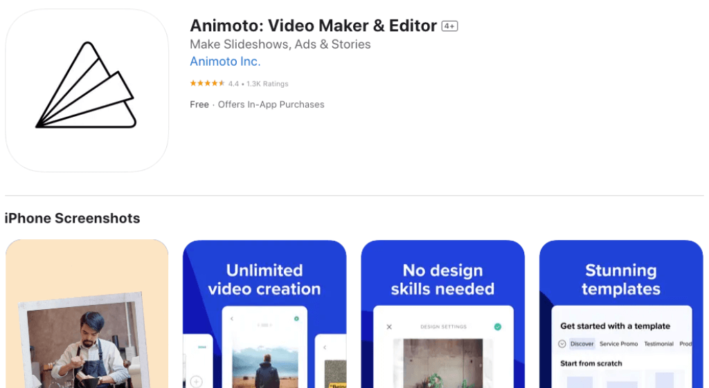 Animoto-editor