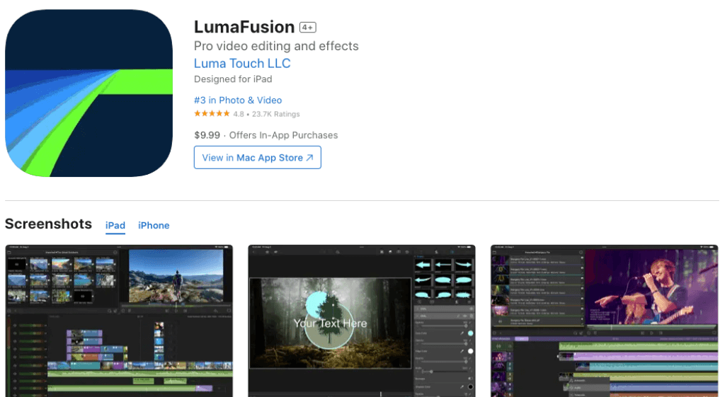 LumaFusion-editor